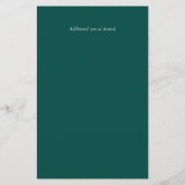 HAUSHALTSPLAN Lila Lavendel Blätter Hochzeit Einla (Rückseite)