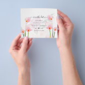HAUSHALTSPLAN Rosa Calla Lily Wedding Rett Date QR Flyer (Gruppe)