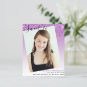 HAUSHALTSPLAN Sweet 16 FOTO Dripping Glitzer Einla (Stehend Vorderseite)