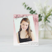 HAUSHALTSPLAN Sweet 16 FOTO Dripping Glitzer Einla (Stehend Vorderseite)