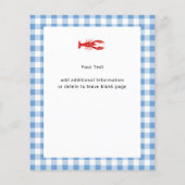 HAUSHALTSPLAN Verlobung Katzenfisch Party Einladun (Rückseite)