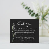 HAUSHALTSPLAN Vielen Dank Beerdigung Memorial Vorl (Stehend Vorderseite)