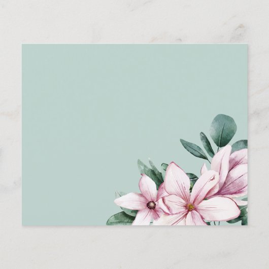 HAUSHALTSPLANMALTE UND Blätter | DANKE (Rückseite)