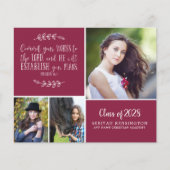 HAUSHALTSPLANUNG Burgund Christlicher Abschluss An (Vorderseite)