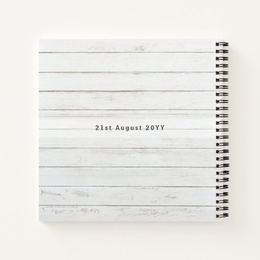 Haushaltsplanung Notizblock (Rückseite)