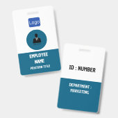 HAUSHALTSPOLITIK FÜR IHRE MITARBEITER AUSWEIS (Vorder- & Rückseite)