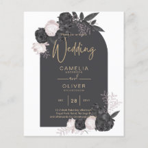 HAUSHALTSPOLITIK Graurosa Rosen Wedding INVITE