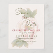 HAUSHALTSPOLITISCHE Pink-Peony-Hochzeit Speichern  (Vorderseite)