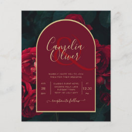 HAUSHALTSPOLITISCHE Rote Rosen ForestGreen Winter  Flyer