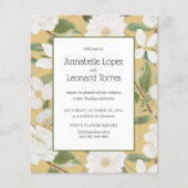 HAUSHALTSPOLITISCHE WEISSE Blume Blätter Gelbe Hoc (Vorderseite)