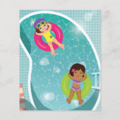 HAUSHALTSPOLITISCHER Party Kindergeburtstag Einlad (Rückseite)