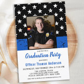 Haushaltspolizei Thin Blue Line Foto Abschluss Inv