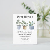 Haushaltspostte Pflanze Wir haben die Ankündigung (Stehend Vorderseite)