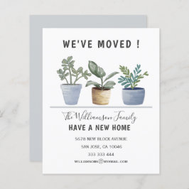 Haushaltspostte Pflanze Wir haben die Ankündigung