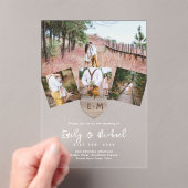 HAUSHALTSPRACHLICHES Clear Foto Collage Moderne Ho Acryleinladungen (Insitu (Handheld))