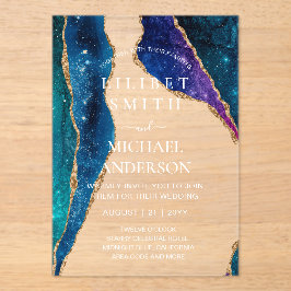 HAUSHALTSPRÜFUNG BEIM HochzeitsFEST Acryleinladungen