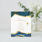 HAUSHALTSPRÜFUNG Einladung Taufe Bautizo Bautismo (Stehend Vorderseite)