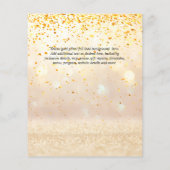 HAUSHALTSPRÜFUNG Einladung Taufe Bautizo Bautismo Flyer (Hinten)