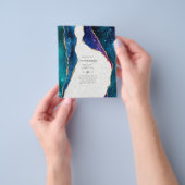 HAUSHALTSQUINCEANERA - AGATE Glitzern Glamour Chic Flyer (Gruppe)