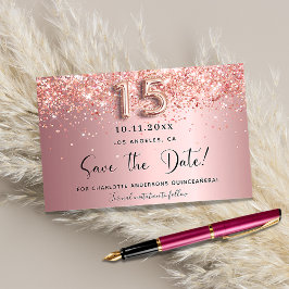 Haushaltsquinceanera-Rosa Save the Date