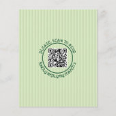 HAUSHALTSRAHMEN St. Patrick's Day - Einladung (Rückseite)