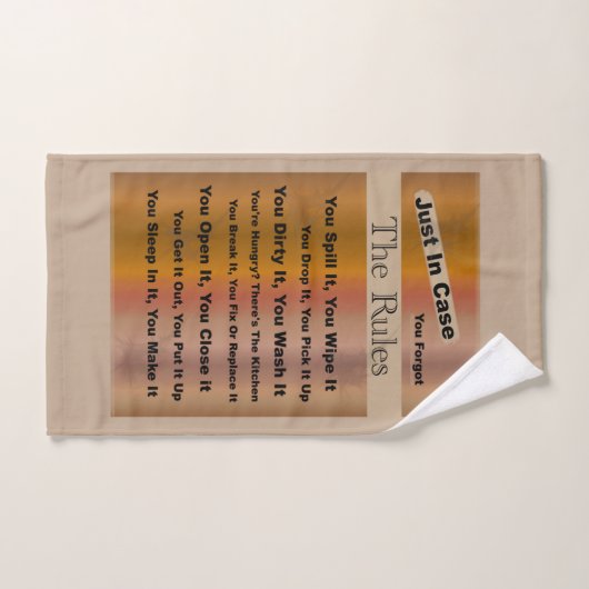 Haushaltsregeln Handtuch (Handtuch)