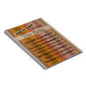 Haushaltsregeln Notizblock (Rechte Seite)