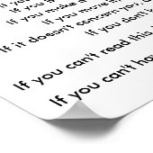 Haushaltsregeln Poster (Ecke)