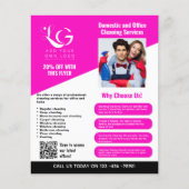 ⭐️ HAUSHALTSreinigungsdienste DIENSTLEISTUNGSFORMB Flyer (Vorne)