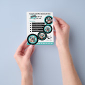 ⭐️ HAUSHALTSreinigungsdienste DIY-Vorlage Aquamari Flyer (Gruppe)