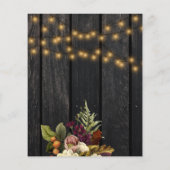 Haushaltsrückgang Baby Dusche Geschlecht offenbare Flyer (Hinten)