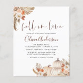 Haushaltsrückgang bei Liebe Brautparty Pampas Gras (Vorderseite)