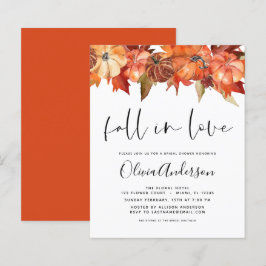 Haushaltsrückgang bei Liebe Brautparty Pumpkins