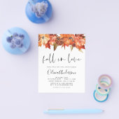 Haushaltsrückgang bei Liebe Brautparty Pumpkins Flyer (Einzeln)