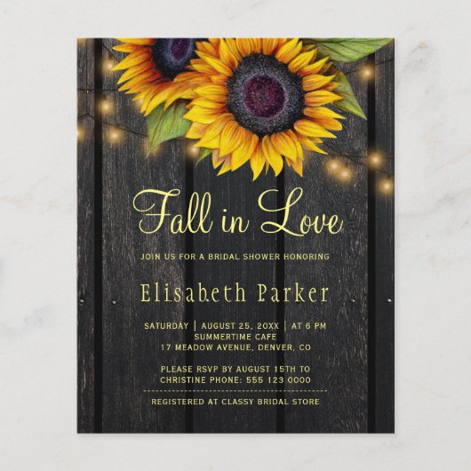 Haushaltsrückgang bei Sonnenblumenöl in der Liebe Flyer (Vorne)