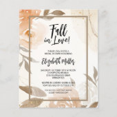 Haushaltsrückgang beim Brautparty der Liebe Flyer (Vorne)