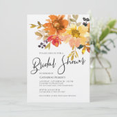 Haushaltsrückgang Modernes Brautparty der Aquarell Einladung (Stehend Vorderseite)