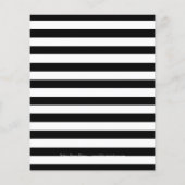 Haushaltsschwarz |Rote Fahne Striped Graduation Pa Flyer (Hinten)