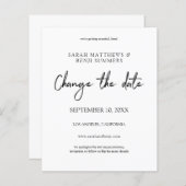 Haushaltsschwarz und Weiß ändern Datum (Vorne/Hinten)