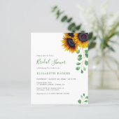 Haushaltssonnenblumen Eukalyptus-Brautparty (Stehend Vorderseite)