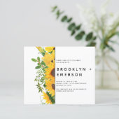HAUSHALTSSonnenblumen Moderne Hochzeit (Stehend Vorderseite)