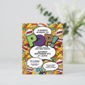 Haushaltsspass Bereit zum Pop Kinderdusche Einladu (Stehend Vorderseite)