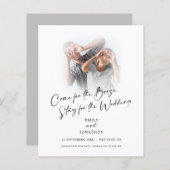 Haushaltsspass kommt Save the Date zur Ankurbelung (Vorne/Hinten)