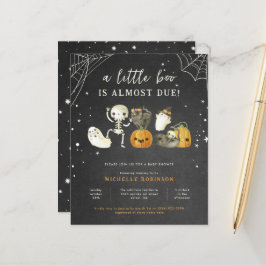 Haushaltsspuke ein wenig Boo Halloween Babydusche