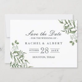 Haushaltssukkulente Eukalyptus-Blätter Hochzeiten Save The Date