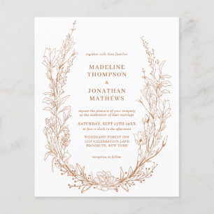 HAUSHALTSTERRACOtta Blumenkraut Monogramm Hochzeit