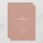 HAUSHALTSTERRACOtta Monochrome Hochzeit (Vorne/Hinten)