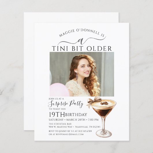 HAUSHALTSÜBERRASCHENDES PARTY Tini Bit Älterer Mar (Vorne/Hinten)