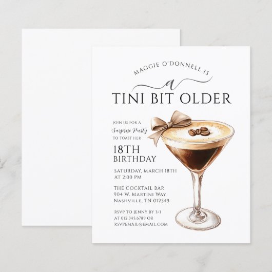 HAUSHALTSÜBERRASCHENDES PARTY Tini Bit Älterer Mar (Vorne/Hinten)