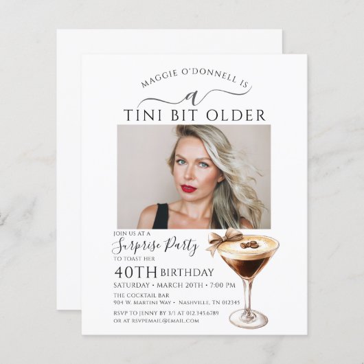 HAUSHALTSÜBERRASCHENDES PARTY Tini Bit Älterer Mar (Vorne/Hinten)